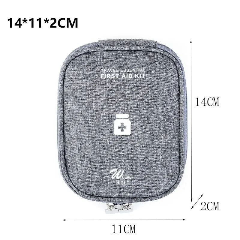 Portable First Aid Medical Kit Travel Outdoor Camping Useful Mini Medicine Storage Bag Camping Emergency Survival Bag Pill Case