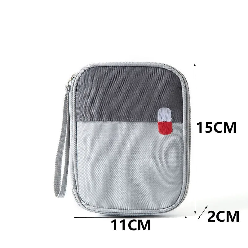 Portable First Aid Medical Kit Travel Outdoor Camping Useful Mini Medicine Storage Bag Camping Emergency Survival Bag Pill Case