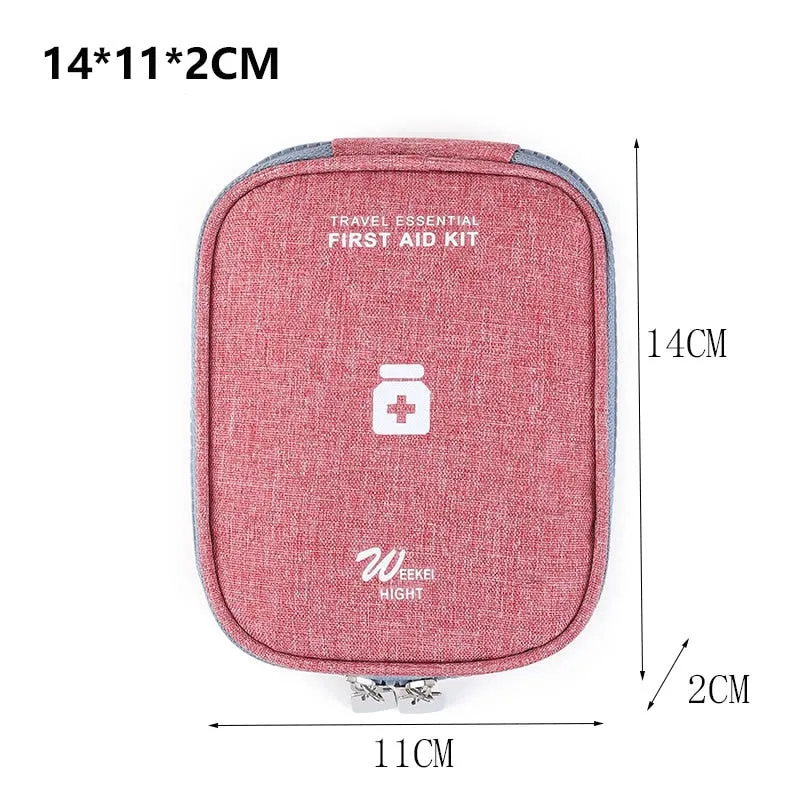 Portable First Aid Medical Kit Travel Outdoor Camping Useful Mini Medicine Storage Bag Camping Emergency Survival Bag Pill Case