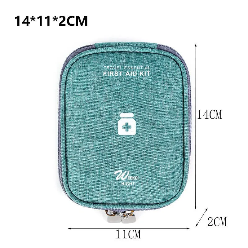 Portable First Aid Medical Kit Travel Outdoor Camping Useful Mini Medicine Storage Bag Camping Emergency Survival Bag Pill Case