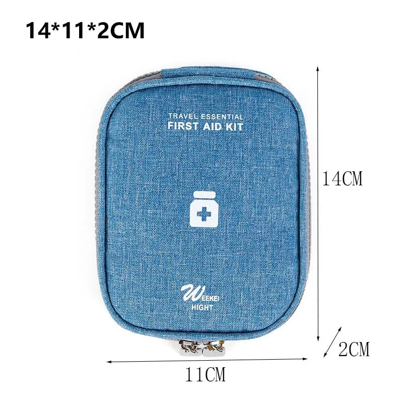 Portable First Aid Medical Kit Travel Outdoor Camping Useful Mini Medicine Storage Bag Camping Emergency Survival Bag Pill Case