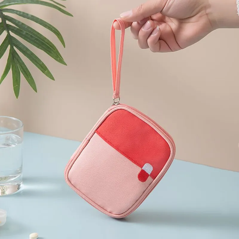 Portable First Aid Medical Kit Travel Outdoor Camping Useful Mini Medicine Storage Bag Camping Emergency Survival Bag Pill Case