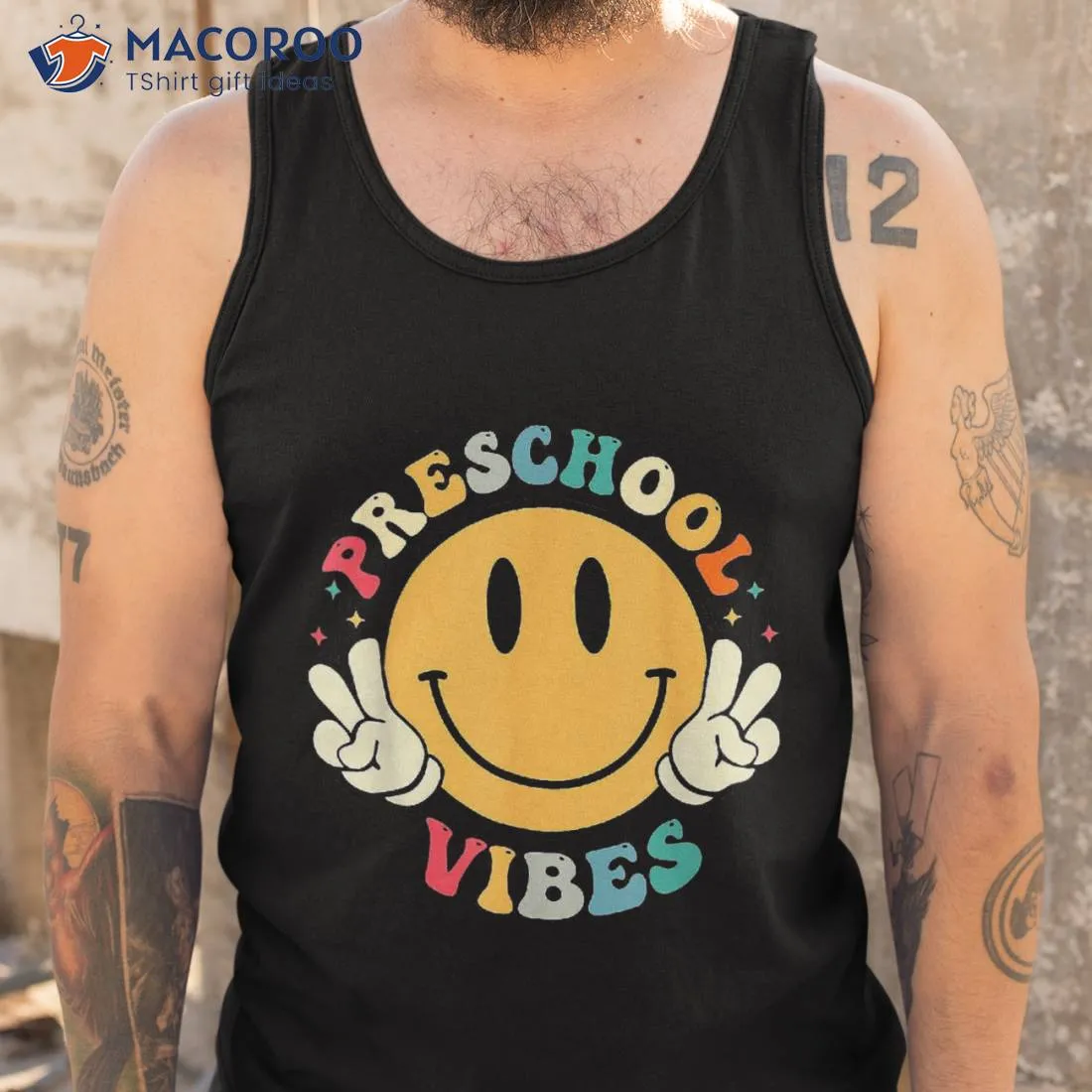Preschool Vibes Team Pre K Teacher Student Back To School Shirt