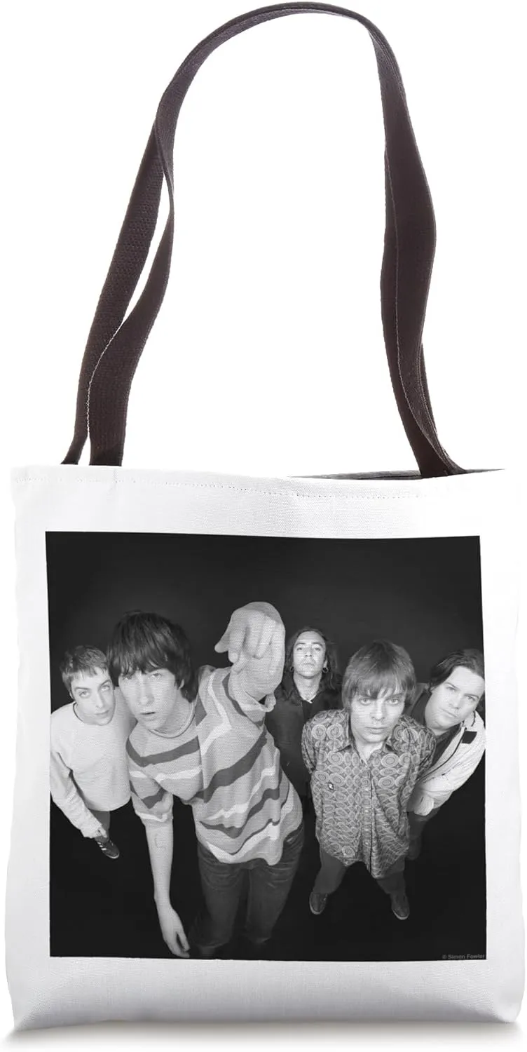 Primal Scream Group Shot By Simon Fowler Tote Bag