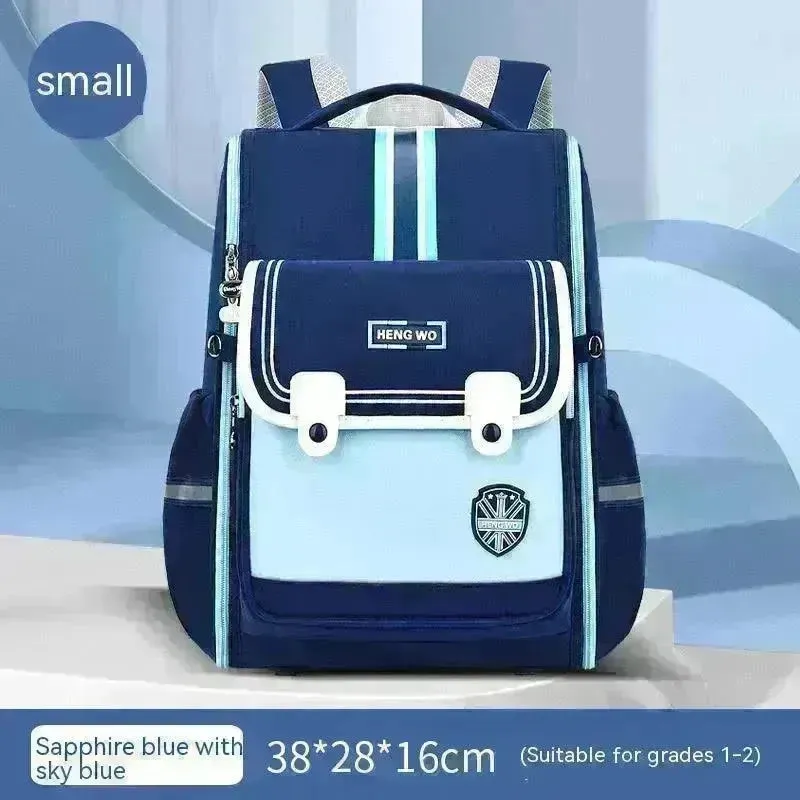 Primary School Student Schoolbag Female Lightweight Burden Alleviation Spine Protection
