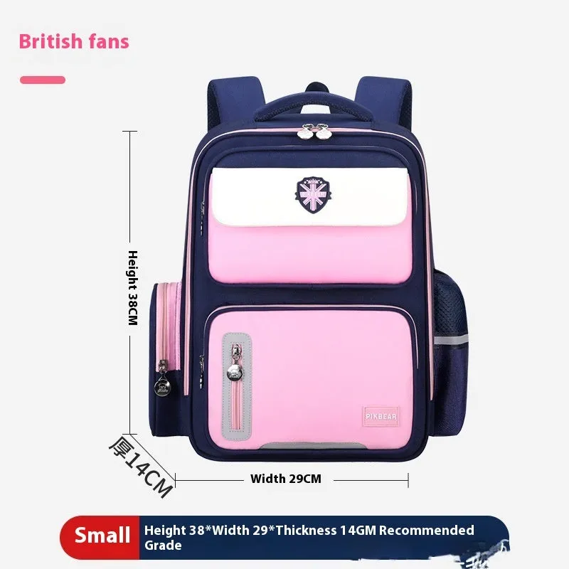 Primary School Student Schoolbag Waterproof Portable Burden Alleviation Backpack