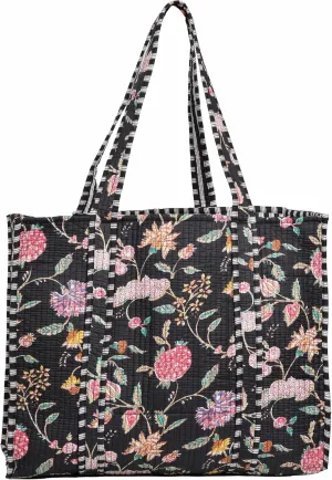 Printed Cotton Tote Bag Lightweight Travel Bag Grocery Shopping Tote Bag Handmade Boho Bag Quilted Tote Bag Market Bag