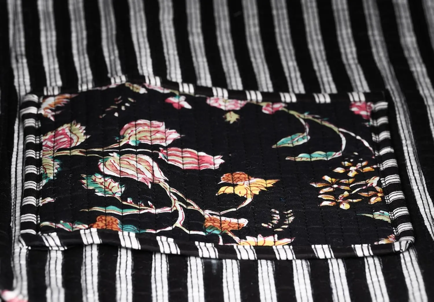 Printed Cotton Tote Bag Lightweight Travel Bag Grocery Shopping Tote Bag Handmade Boho Bag Quilted Tote Bag Market Bag