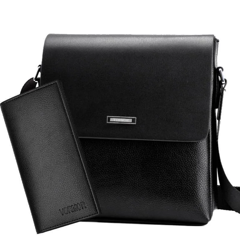 PU Leather Crossbody Bags for Men
