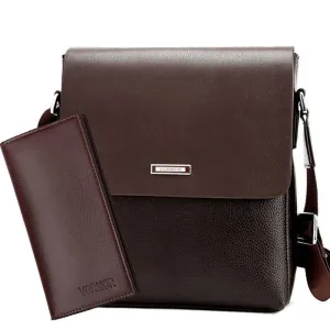 PU Leather Crossbody Bags for Men