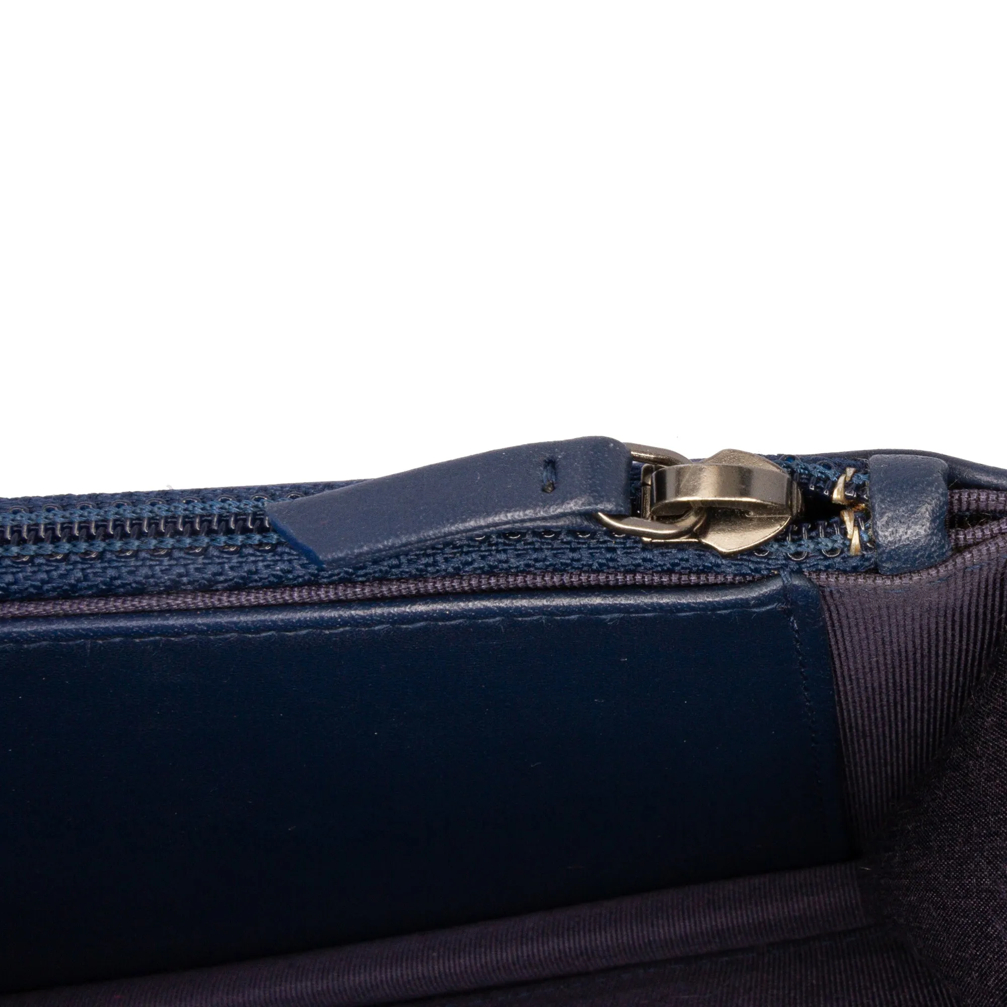 Quilted Aged Calfskin Gabrielle Wallet On Chain