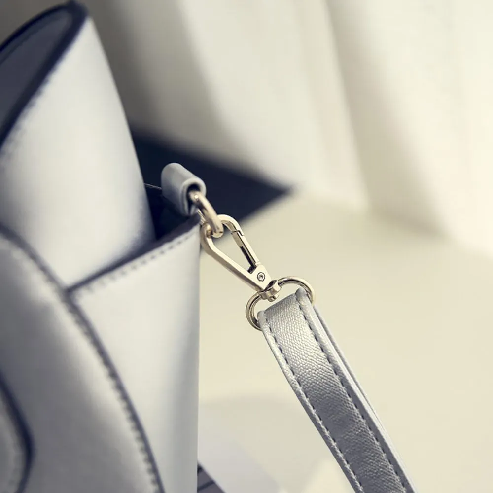 QZUnique Cat Purse for Women Cute Top Handle Shoulder Bag for Teens Girls Pu Leather Gothic Handbag Crossbody Bag