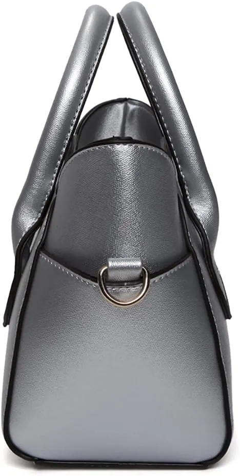 QZUnique Cat Purse for Women Cute Top Handle Shoulder Bag for Teens Girls Pu Leather Gothic Handbag Crossbody Bag