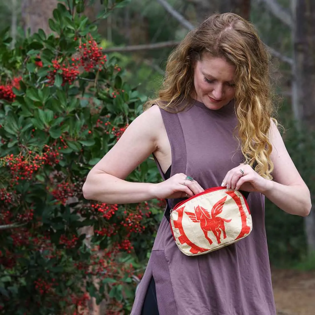 Recycled Cement Belt Bag - Pegasus