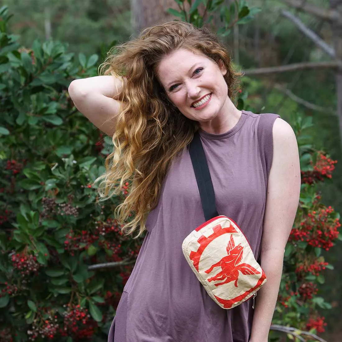 Recycled Cement Belt Bag - Pegasus