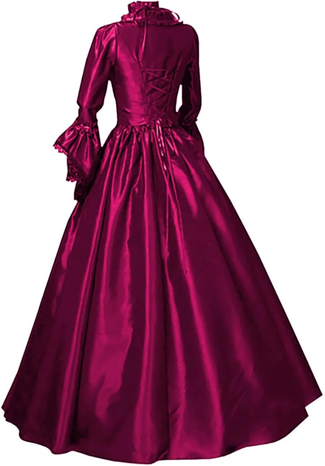 Renaissance Costume Womens Medieval Rococo Dress Gorgeous Princess Vampire Over Dress Goth Ball Gown Halloween Costumes
