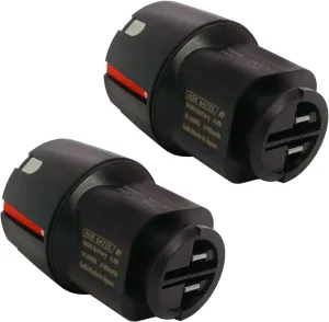 Replacement Battery for Andis PowerGroom AGR and BGR Series Clippers. NiMH, 2100 mAh, Japanese Cells. (Pack of 2)