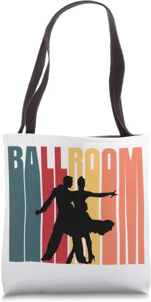 Retro Ballroom Dance Latin Dance Tote Bag