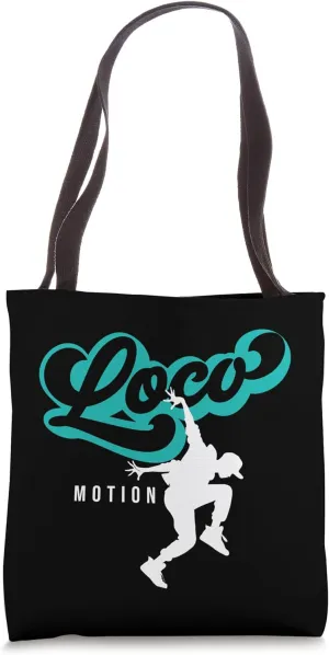 Retro Street Dancing s Retro Dance Class s Loco-Motion Tote Bag