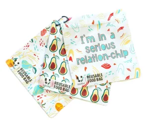 Reusable Food Bags - Set of 3