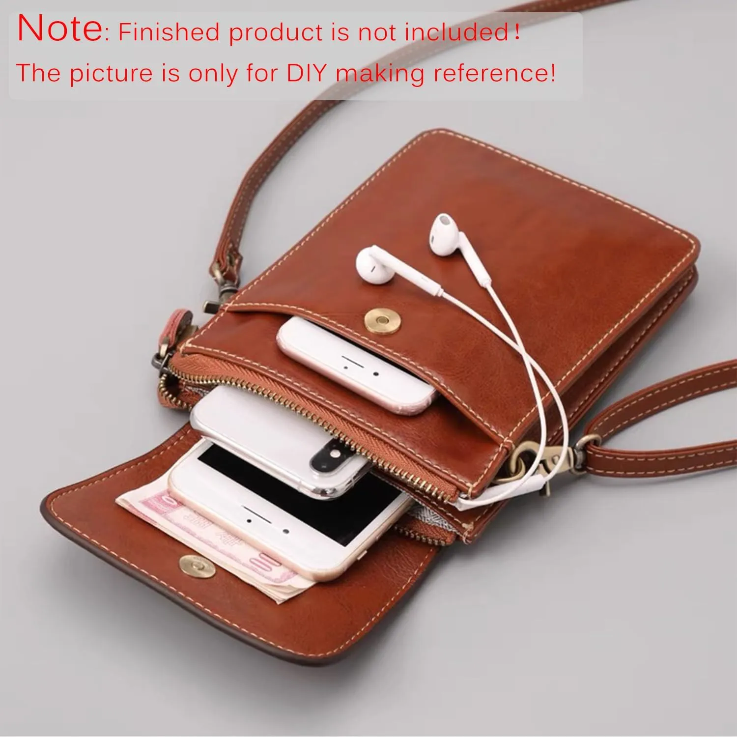 RIVEENY Shoulder Bag - Acrylic Leather Pattern Templates for Satchel, Bucket Bag (AAB-670)