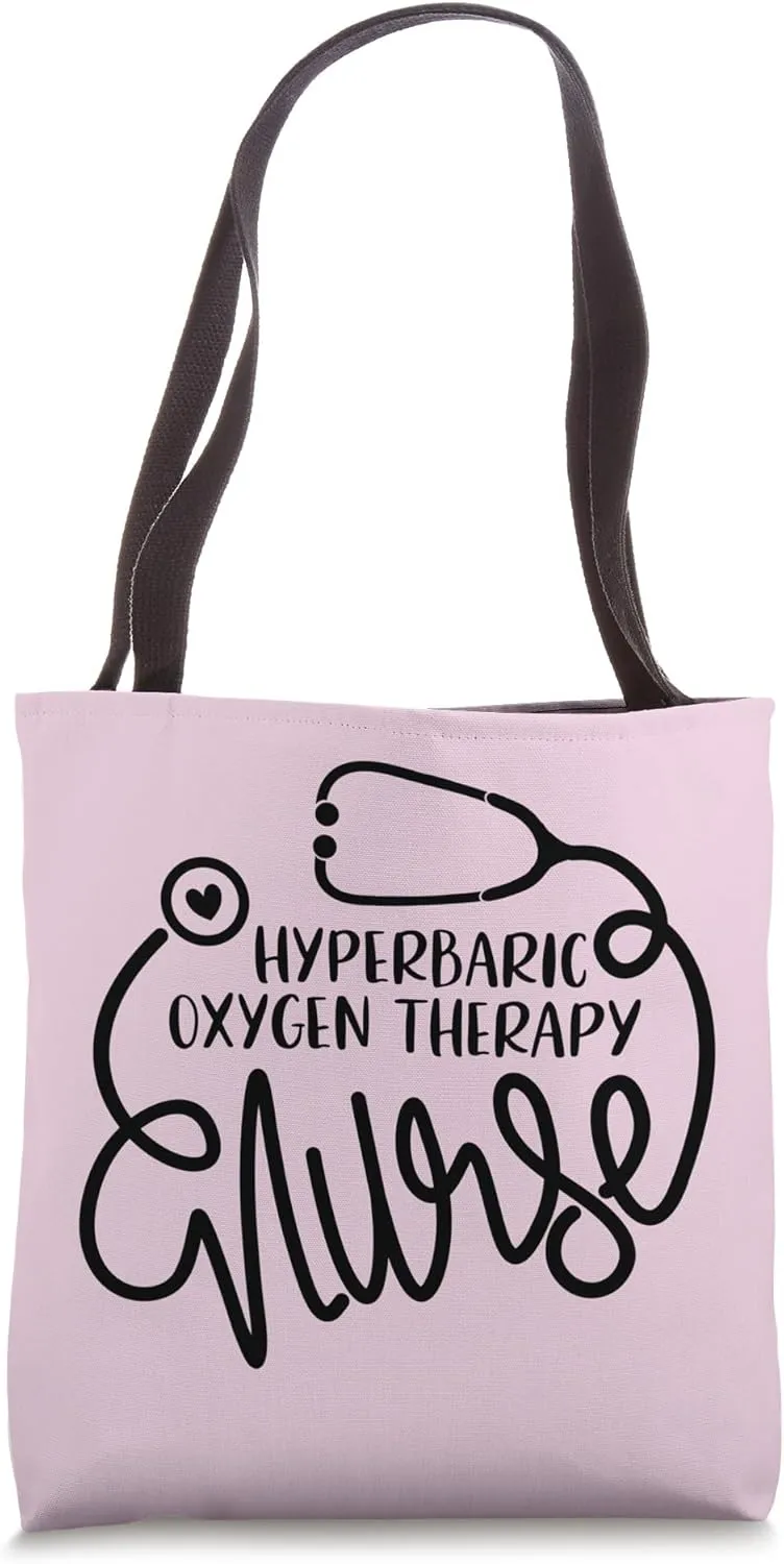 RN Hyperbaric Oxygen Therapy Nurse NP Cute HBOT Nursing Tote Bag