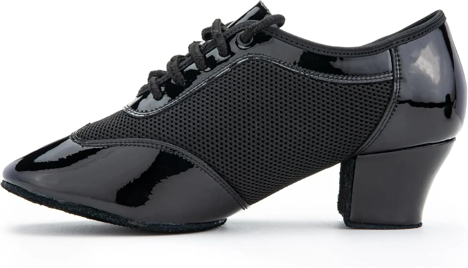 RoseMoli Women's 2" Practice Dance Shoes Latin Dance Shoes Lace-up Ballroom Modern Salsa Rhythm Teaching Practice Professional Performance Dance Shoes