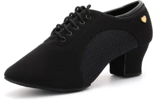 RoseMoli Women's Latin Dance Shoes Lace-up Ballroom Modern Salsa Rhythm Teaching Practice Professional Performance Dance Shoes