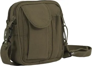Rothco Excursion Organizer Shoulder Bag – Canvas Crossbody EDC Travel Bag 2L Storage