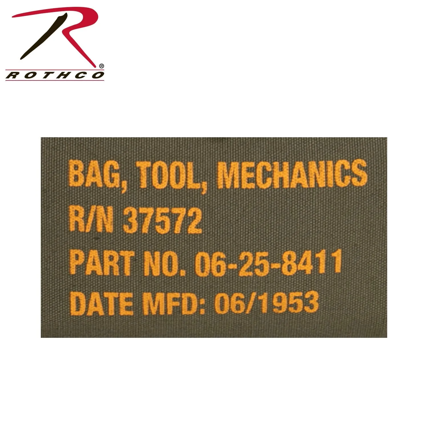 Rothco Tool G.I. Positive testimonials Military Tested With Pocket Mechanics Bag Zipper Stencil Type
