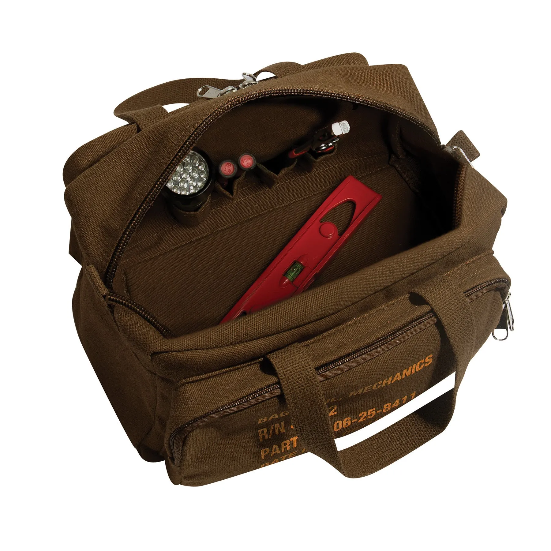 Rothco Tool G.I. Positive testimonials Military Tested With Pocket Mechanics Bag Zipper Stencil Type