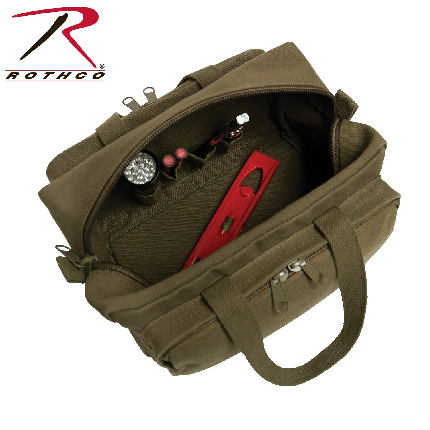 Rothco Tool G.I. Positive testimonials Military Tested With Pocket Mechanics Bag Zipper Stencil Type