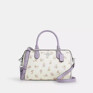 Rowan Satchel Bag With Floral Print