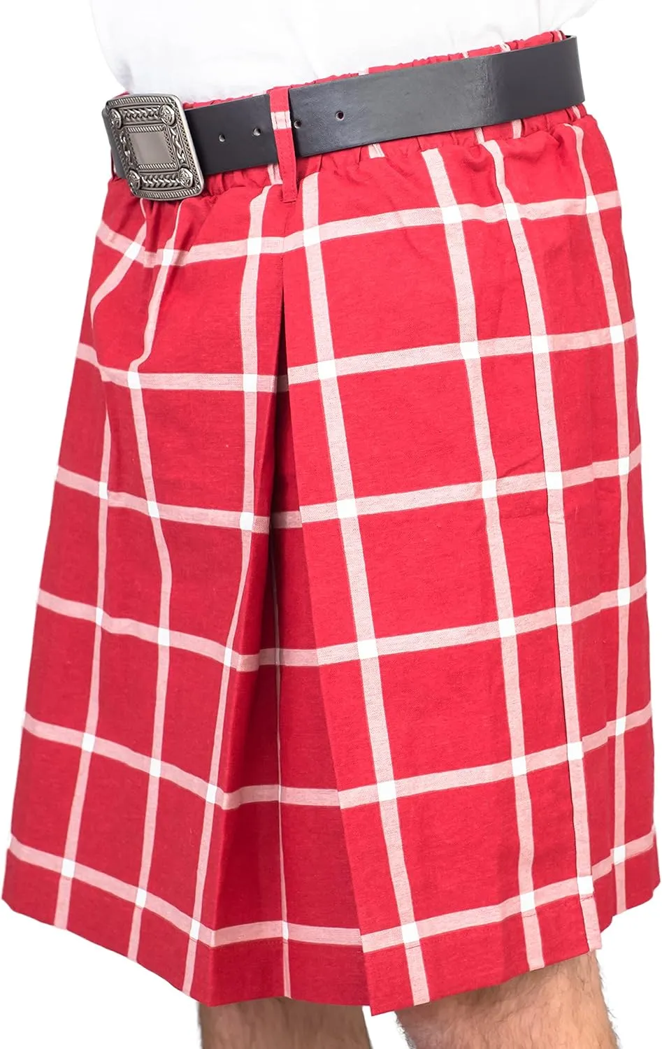 Rowdy Roddy Piper Hot Rod Kilt Skirt and Belt Halloween Costume Set
