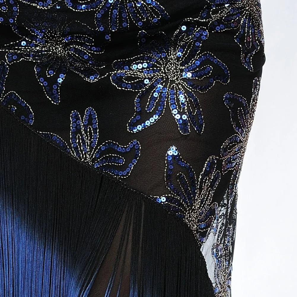 ROYAL SMEELA Belly Dance Hip Scarf Fringe Bellydance Scarves Sequin Belly Dancing Outfit Costume