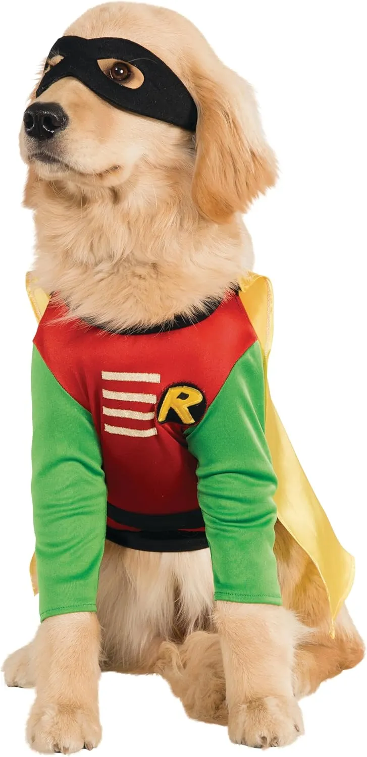 Rubies DC Comics Teen Titans Robin Pet Costume, XXX-Large for Themed Parties and Halloween