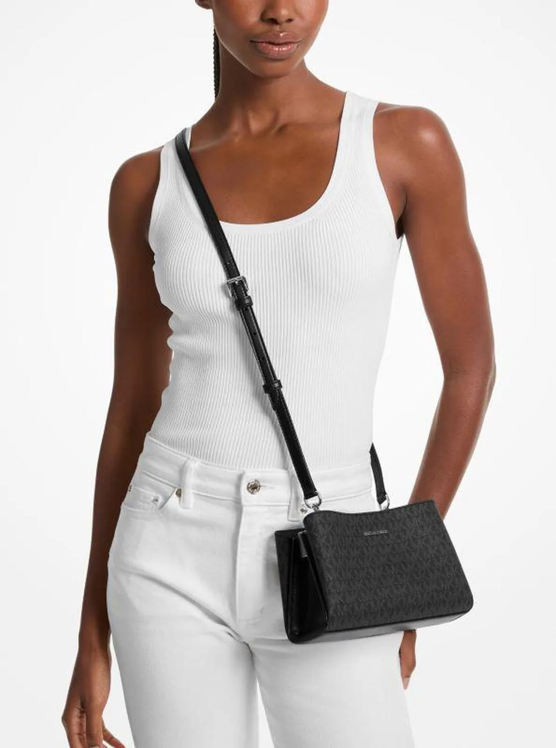 Ruthie Small Signature Logo Crossbody Bag