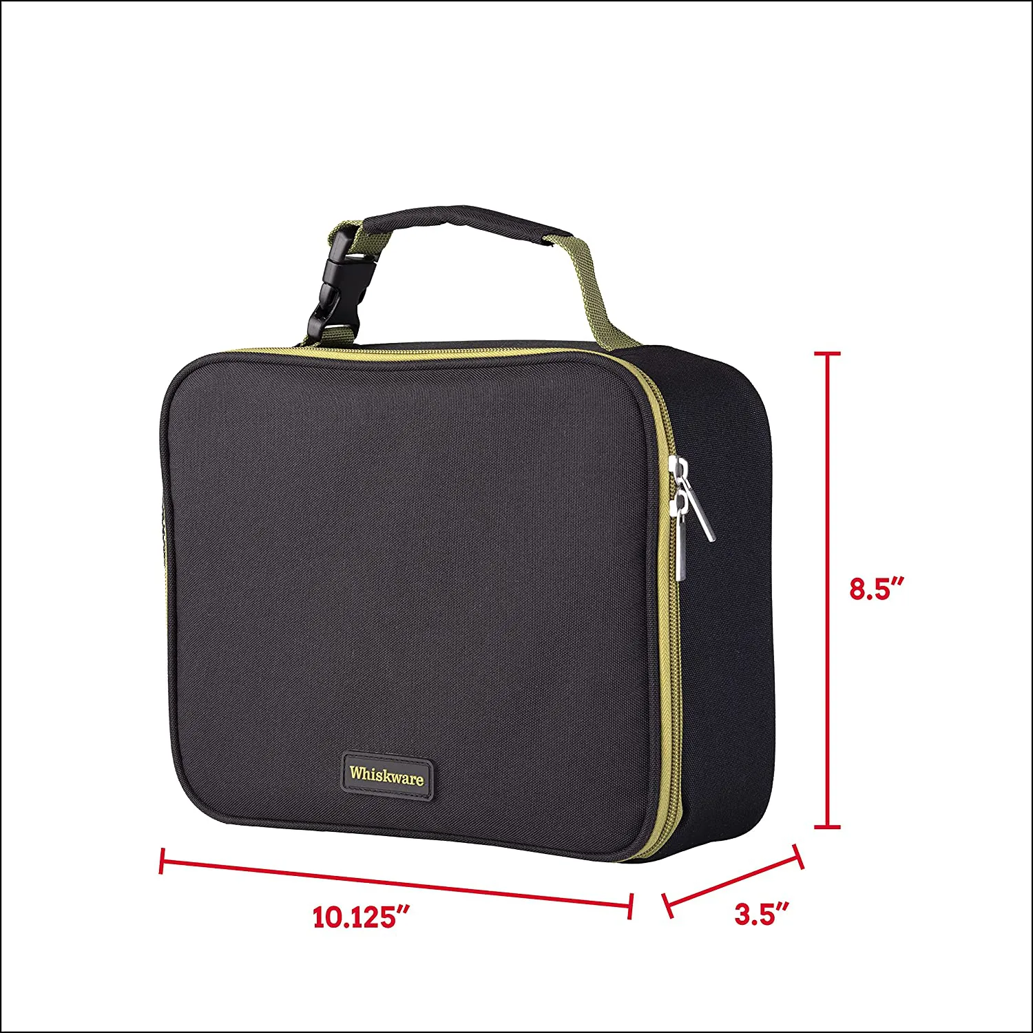 Rynx | Whiskware Insulated Soft Cooler Lunch Box For School, Work, And Travel, One Size, Coral