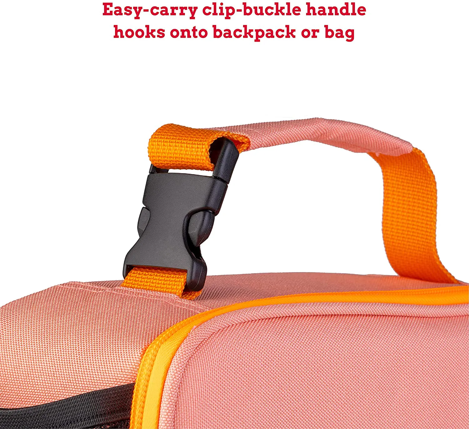 Rynx | Whiskware Insulated Soft Cooler Lunch Box For School, Work, And Travel, One Size, Coral