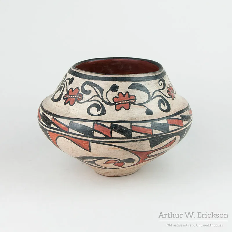 San Ildefonso Polychrome Olla
