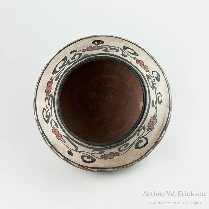 San Ildefonso Polychrome Olla