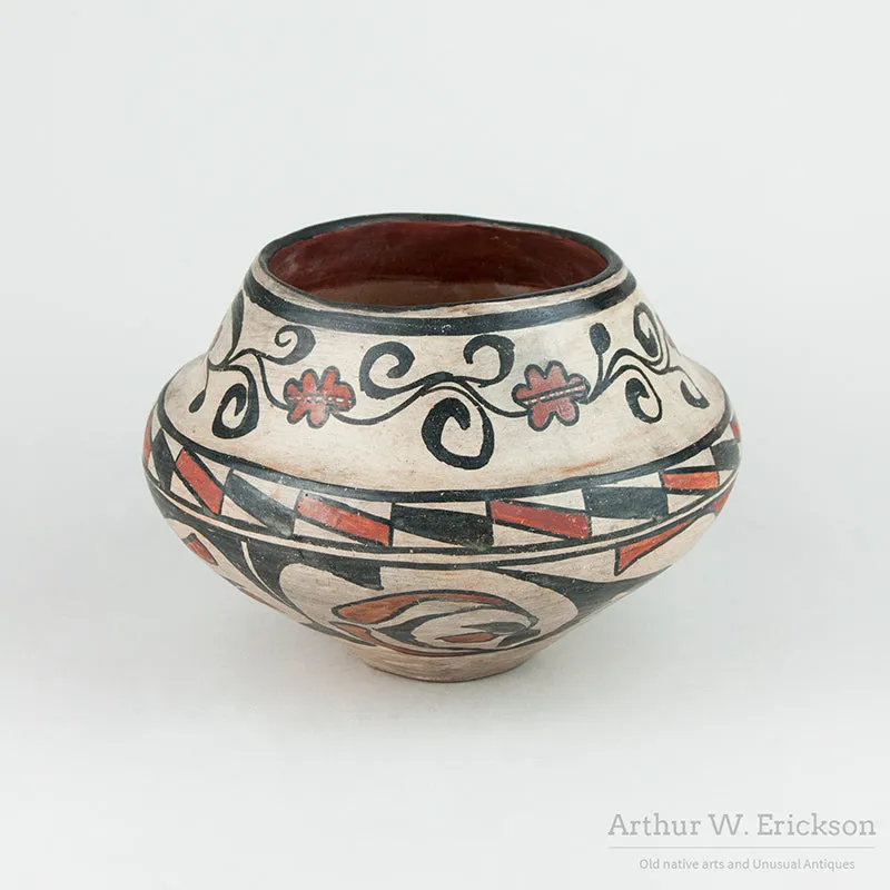 San Ildefonso Polychrome Olla