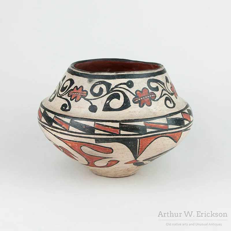 San Ildefonso Polychrome Olla