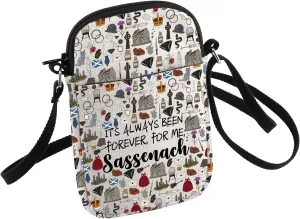 Sassenach Crossbody Bag Scotland Scottish Gifts It's Always Been Forever For Me Sassenach Messenger Bag (Always Been Forever)