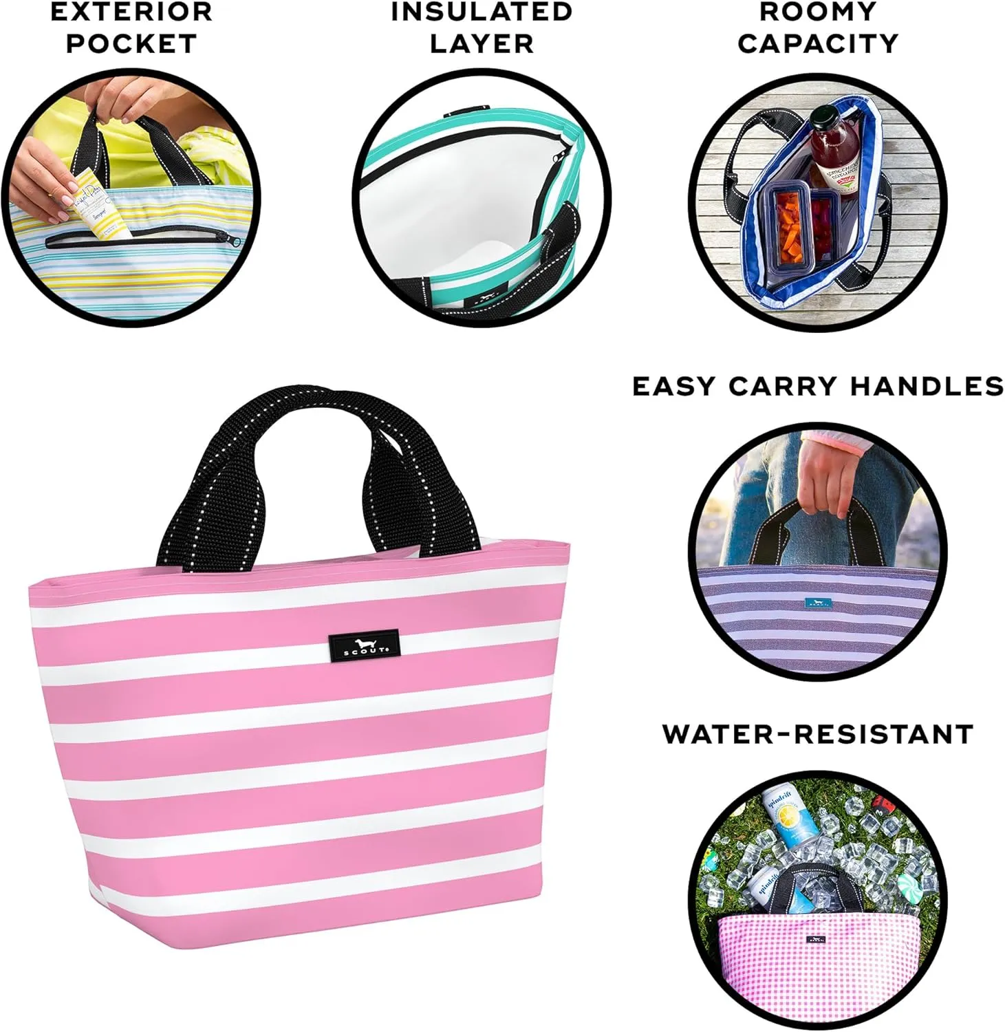 SCOUT Nooner Lunch Box - Lightweight, Insulated Adult Lunch Box