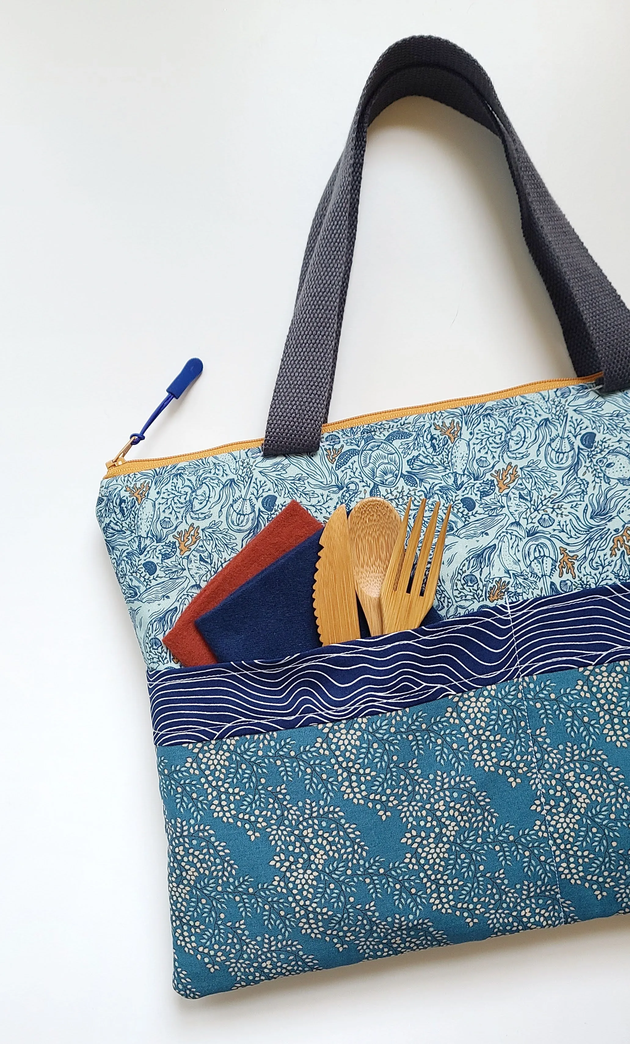 Sea Creatures Bento Briefcase Lunch Bag