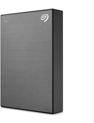 Seagate One Touch, 5TB, Portable External Hard Drive, PC Notebook & Mac USB 3.0, Space Grey, 1 Year Mylio Create, 4 mo Adobe CC Photography, Amazon Excl. (STKB5000405)