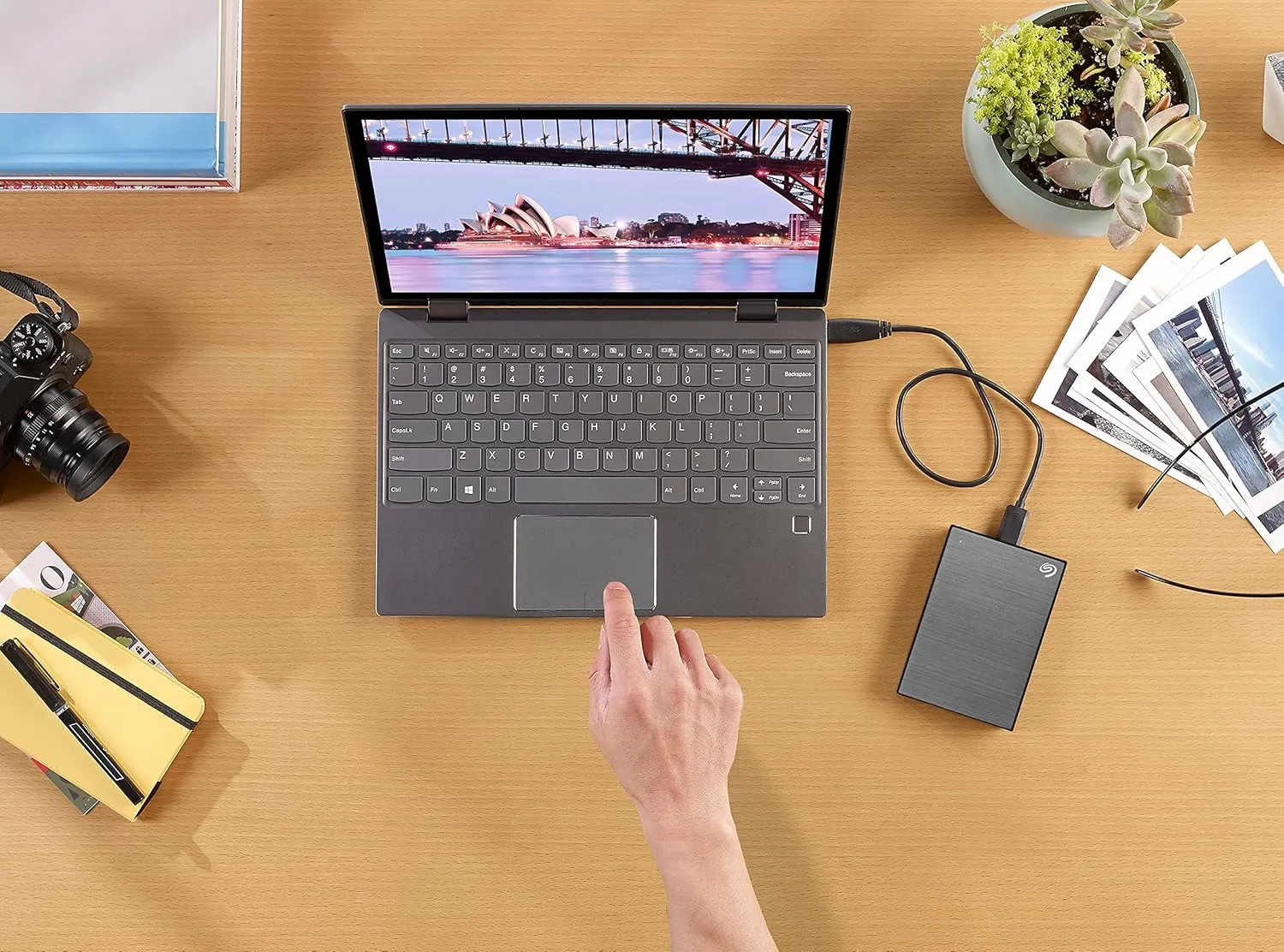 Seagate One Touch, 5TB, Portable External Hard Drive, PC Notebook & Mac USB 3.0, Space Grey, 1 Year Mylio Create, 4 mo Adobe CC Photography, Amazon Excl. (STKB5000405)