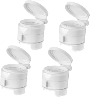 Sealing Clamp Set 4pcs Food Bag Clips Bag Clip for Food Air Sealed Easy to Use Portable for Kitchen Travel