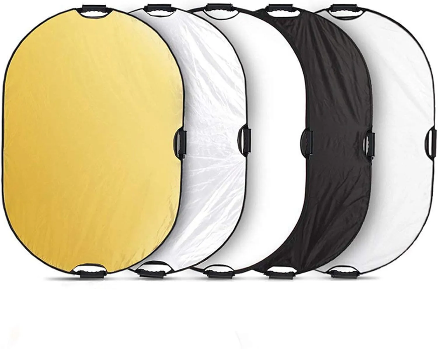 Selens 5-in-1 Oval Reflector with Handle for Photography Photo Studio Lighting & Outdoor Lighting (24 x 36 Inch)